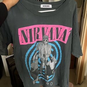 nirvana oversized tee